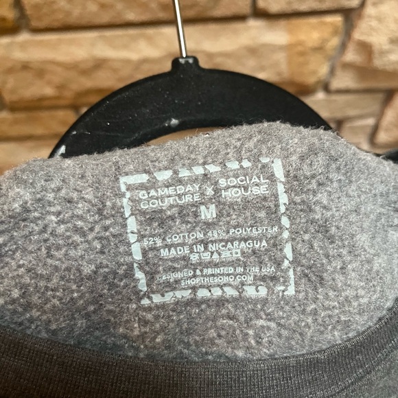 Gameday Couture Charcoal NFL Seattle Seahawks Oversized Sweatshirt Medium - Picture 5 of 6